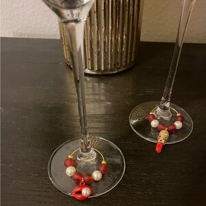 Girl Boss Wine Charms Set